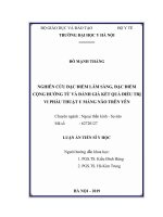 Nghiên cứu đặc điểm lâm sàng, đặc điểm cộng hưởng từ và đánh giá kết quả điều trị vi phẫu thuật u màng não trên yên