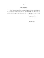 Phát triển hoạt động tín dụng bán lẻ tại Ngân hàng TMCP Đầu tư và Phát triển Việt Nam  Chi nhánh Hà Thành