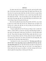 Tiểu luận môn Xây dựng đảng qua các văn kiện Cao học xây dựng Đảng