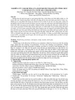 Nghiên cứu ảnh hưởng của enzyme pectinase lên tính chất cảm quan của nước quả thanh long 