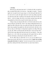 Tiểu luận Cao cấp lý luận chính trị môn Kinh tế phát triển