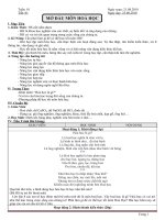 Giáo án môn Hóa học 8 kì 1 phát triển năng lực