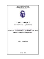 Pháp luật về giải quyết tranh chấp hợp đồng chuyển nhượng quyền sử dụng đất  