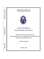 Pháp luật về bán đấu giá tài sản khi thi hành các bản án trong lĩnh vực thương mại từ thực tiễn tỉnh bắc giang  
