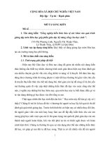 Lồng nghép kiến thức bảo vệ sức khỏe vào quá trình giảng dạy môn hóa học góp phần giáo dục kỹ năng sống cho học sinh 