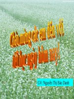 Giá trị lượng giác của một cung (tiết 2)