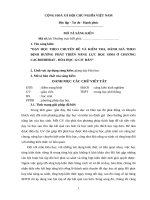 DẠY học THEO CHUYÊN đề và KIỂM TRA, ĐÁNH GIÁ THEO ĐỊNH HƯỚNG PHÁT TRIỂN NĂNG lực học SINH ở CHƯƠNG CACBOHIĐRAT   hóa học 12 cơ  bản 