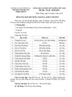 BIÊN BẢN XÉT THI ĐUA CUỐI NĂM