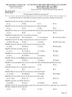 HOA HOC DE THI THAM KHAO THPT QUOC GIA 2020