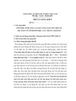 Làm thế nào để giải bài toán trên một cách hiệu quả mà chỉ cần vận dụng các kiến thức được học trong chương trình sách giáo khoa hiện hành 