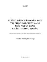 HƯỚNG DẪN CHẨN ĐOÁN, ĐIỀU TRỊ PHỤC HỒI CHỨC NĂNG CHO NGƯỜI BỆNH CHẤN THƯƠNG SỌ NÃO