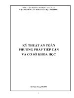 KỸ THUẬT AN TOÀN PHƯƠNG PHÁP TIẾP CẬN VÀ CƠ SỞ KHOA HỌC