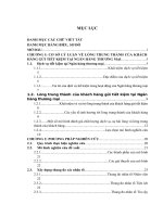 Luận văn thạc sỹ - Nâng cao lòng trung thành của khách hàng gửi tiết kiệm tại Ngân hàng TMCP Đại chúng Việt Nam – Chi nhánh Long Biên