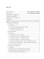 HỆ THỐNG QUẢN LÝ CHẤT LƯỢNG THEO TIÊU CHUẨN ISO 90012008 TẠI CÔNG TY CỔ PHẦN CAO SU SAO VÀNG – CHI NHÁNH THÁI BÌNH THỰC TRẠNG VÀ GIẢI PHÁP