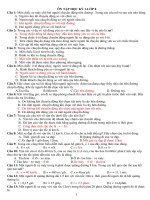 DAP AN 128 CAU HOI TRAC NGHIEM HOC KI 1   VAT LI 8 