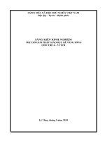 Skkn một số giải pháp giáo dục kĩ năng sống cho trẻ 4 – 5 tuổi 