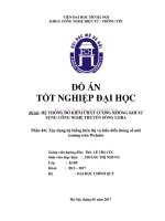 Hệ thống đo kiểm chất lượng không khí sử dụng công nghệ truyền sóng lora  