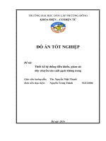 Thiết kế hệ thống điều khiển, giám sát dây chuyền sản xuất gạch không nung