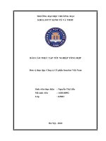 Báo cáo thực tập Hệ thống thông tin Công ty cổ phần imarket việt nam 