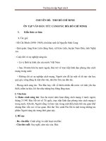 Tài liệu ôn tập Ngữ văn 8  CHUYÊN đề THƠ HỒ CHÍ MINH  8 