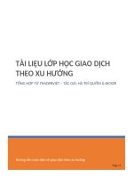 Tài liệu lớp học giao dịch theo xu hướng (Price action)