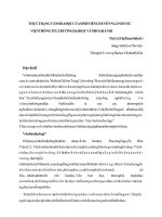 Thực trạng văn hóa đọc của sinh viên chuyên ngành thư viện thông tin, trường đại học văn hóa hà nội 