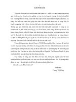 Báo cáo thực tập Quản trị kinh doanh Công ty TNHH dược phẩm hoa linh 