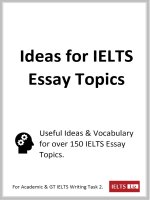 Ielts idea for writting task 2