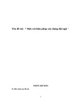 sáng kiến kinh nghiệm mầm non biện pháp xây dựng đội ngũ giáo viên