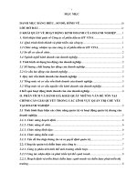 Báo cáo thực tập Quản trị kinh doanh Công ty cổ phần đầu tư HT VINA 