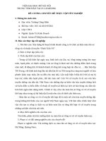 ĐỀ CƯƠNG CHUYÊN ĐỀ THỰC TẬP TỐT NGHIỆP