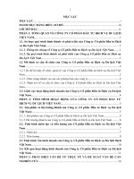 Báo cáo thực tập Khách sạn du lịch Công ty cổ phần đầu tư Dịch vụ Du lịch Việt Nam 4  