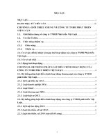 Báo cáo thực tập Kinh tế Luật tại công ty TNHH phát triển việt luật 