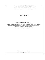 TĂNG CƯỜNG NĂNG LỰC VÀ HIỆN ĐẠI HÓA CƠ SỞ VẬT CHẤT KỸ THUẬT PHỤC VỤ QUẢN LÝ TÀI NGUYÊN, MÔI TRƯỜNG BIỂN VÀ HẢI ĐẢO ĐẾN NĂM 2030