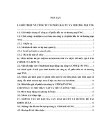 Báo cáo thực tập Kinh tế Luật tại công ty cổ phần đầu tư và thương mại TNG 