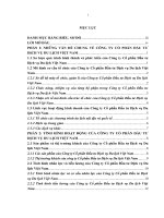 Báo cáo thực tập khoa Tài chính ngân hàng tại Công ty cổ phần đầu tư dịch vụ du lịch Việt Nam 