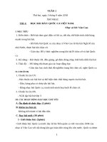 Giáo án âm nhạc lớp 3 soạn đầy đủ cả năm 2019 2020