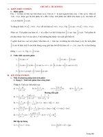 Tóm tắt lý thuyết và bài tập trắc nghiệm tích phân 