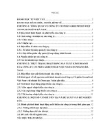 Báo cáo thực tập Khoa kinh doanh quốc tế tại CÔNG TY cổ PHẦN GREENFEED VIỆT NAM CHI NHÁNH hà NAM 