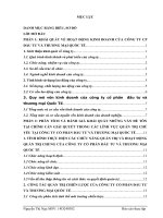 Báo cáo thực tập khoa Tài chính ngân hàng tại CÔNG TY CP đầu tư và THƯƠNG mại QUỐC tế 