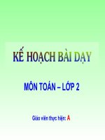 Phép trừ có nhớ Toán lớp 2