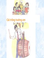 Tập đọc Cái Trống trường em Tiếng Việt lớp 2 Tuần 5