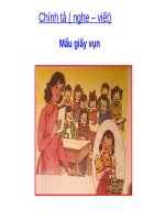 Chính tả Mẩu giấy vụn Tiếng Việt lớp 2 Tuần 6