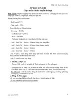 Áp bạch xích (dựa trên thước huyết thống)   trần mạnh linh  kho tài liệu huyền học 