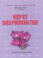 Hiệp kỷ biện phương thư tập 2   mai cốc thành, 1001 trang 