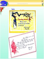 Tập đọc Bưu thiếp Tiếng Việt lớp 2 tuần 10