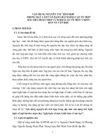 Vận dụng nguyên tắc tích hợp trong dạy làm văn dạng bài nghị luận về một bài thơ, đoạn thơ; nghị luận về một ý kiến bàn về văn học