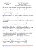 Đề chuẩn minh họa thi THPT quốc gia 2020_ môn vật lý _có lời giải