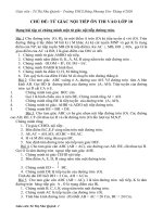 BT chủ đề tứ giác nội tiếp ôn thi vào 10