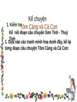 Kể chuyện Tôm càng và cá con Tiếng Việt lớp 2 tuần 26